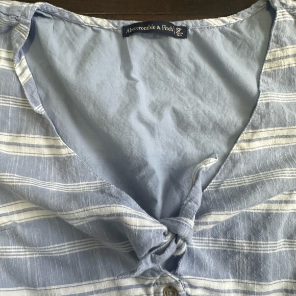 Abercrombie & Fitch Striped Dress in Blue & White Size Small Petite - Picture 2 of 5
